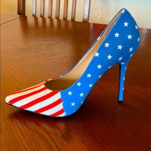 American Flag heels